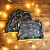 Mütze und Loop Set Kinder Bienen Herbst I Mütze Jersey und Schal