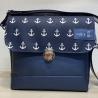 Handmade Handtasche blau Anker Marine Umhängetasche kaufen 