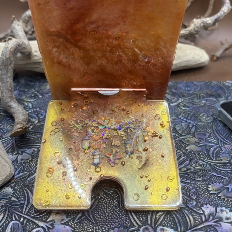 Smartphone Halter/Ständer Handgefertigt aus Epoxidharz 