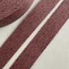Gurtband 30 mm meliert bordeaux rot rosa brombeere