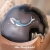 Delfin Achat Scheibe Kerzenhalter Teelicht Kerze Achatscheibe