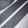 Gurtband 30 mm meliert GRAU schwarz anthrazit