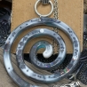 Handgefertigtes Schmuckset „Meereswirbel“  Spiralförmig Resin 