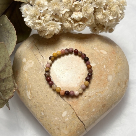 Wunderbarer, flexibler Ring aus Jaspis Steinen.