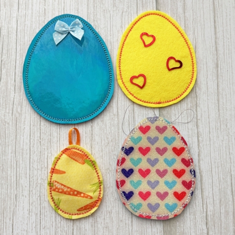 Quickie Ei Stickdatei Doodle Appli Deko stickdirwas