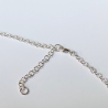 Halskette aus Silber Scheibchenweise
