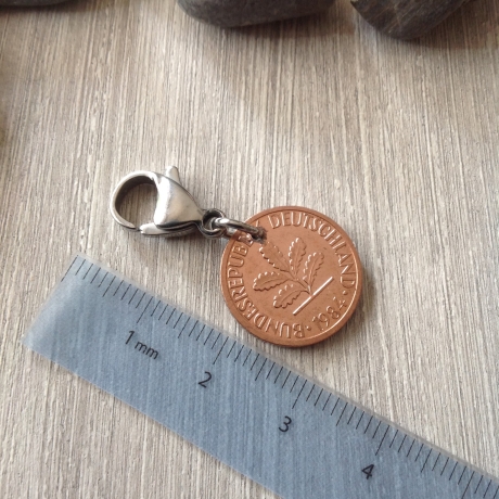 Glückspfennig von 1984 / Charm Geschenkartikel