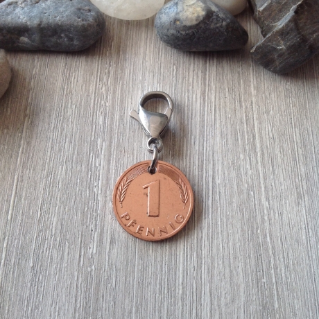 Glückspfennig von 1989 / Charm Geschenkartikel
