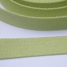 Gurtband Baumwolle recycelt 30 mm kiwigrün grün hellgrün