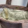 Damen Cordtasche  Shopper  aus Breitcord beere handmade 