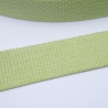 Gurtband Baumwolle recycelt 30 mm kiwigrün grün hellgrün