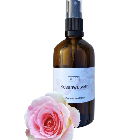 Rosenwasser - reines Rosenhydrolat,Gesichtstonikum bio nachhaltig