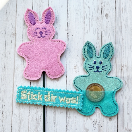 Hasenkissen Stickdatei 12x ITH Hase als Kissen Deko stickdirwas