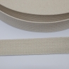 Gurtband Baumwolle 20 mm natur - 1,2 mm Stärke