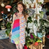 Sommerkleid mit Bindebändern Größe 38-42