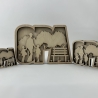 Oma-/Opa-Schriftzug in 3D-Optik aus Holz gelasert