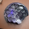 Epoxidharz-Untersetzer „Honigwabe“ – Handmade Gläseruntersetzer 