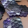 Epoxidharz-Untersetzer „Honigwabe“ – Handmade Gläseruntersetzer 