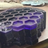 Epoxidharz-Untersetzer „Honigwabe“ – Handmade Gläseruntersetzer 