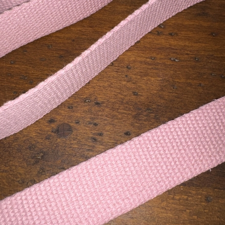 Baumwoll Gurtband 30 mm nachhaltig recycelt – rosa