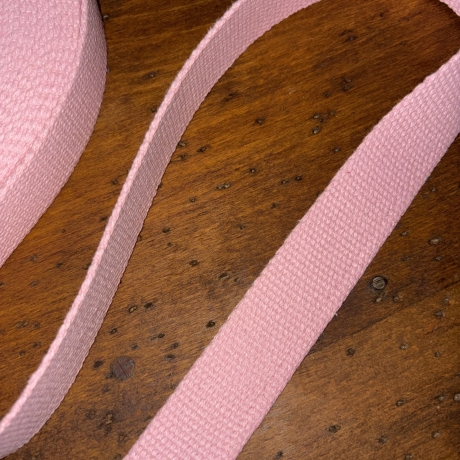 Baumwoll Gurtband 30 mm nachhaltig recycelt – rosa
