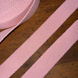 Baumwoll Gurtband 30 mm nachhaltig recycelt – rosa