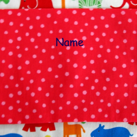 Kinderschürze - Zootiere - auf Wunsch personalisiert