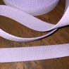 Baumwoll Gurtband 30 mm nachhaltig recycelt – flieder lila