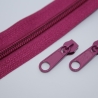 Reißverschluss fuchsia 1 Meter & 2x Zipper - 5mm Endlos-Ware