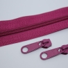 Reißverschluss fuchsia 1 Meter & 2x Zipper - 5mm Endlos-Ware