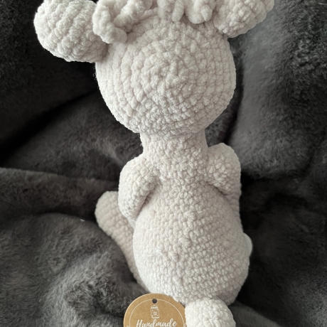 Baby Spieluhr Alpaka gehäkelt handmade Geschenk Geburt neu