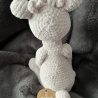 Baby Spieluhr Alpaka gehäkelt handmade Geschenk Geburt neu