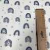Musselin Stoff Regenbogen | Meterware | Öko Tex 100