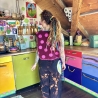 Teddyweste kurz Größe S Oversize
