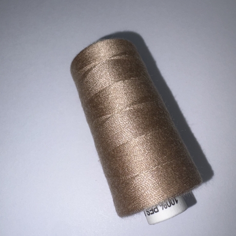 Nähgarn beige sand dunkel 500 m - Polyester 
