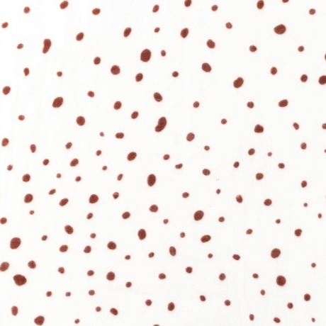 Musselin Stoff Dots | Punkte | Meterware | Öko Tex 100