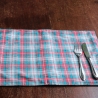 Tischset Weihnachten / Platzdeckchen / Platzset aus Stoff grün