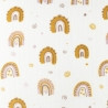 Musselin Stoff Regenbogen | Meterware | Öko Tex 100