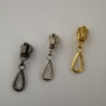 Reißverschluss 3mm neongelb & Zipper silber gold schwarzsilber