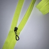 Reißverschluss 3mm neongelb & Zipper silber gold schwarzsilber