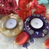 Handmade Teelichthalter Set aus Epoxidharz – Geschenkiee 