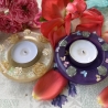 Handmade Teelichthalter Set aus Epoxidharz – Geschenkiee 