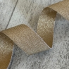 metallisiertes Gurtband in Glitzer-Optik 30 mm - gold