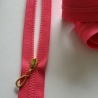Reißverschluss 3mm neonrosa & Zipper silber gold schwarzsilber