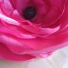 Pink Brosche Haarklammer Stoffblume Jeanne