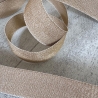 metallisiertes Gurtband in Glitzer-Optik - gold 40 mm