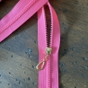 Reißverschluss 3mm neonrosa & Zipper silber gold schwarzsilber