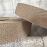 metallisiertes Gurtband in Glitzer-Optik - gold 40 mm