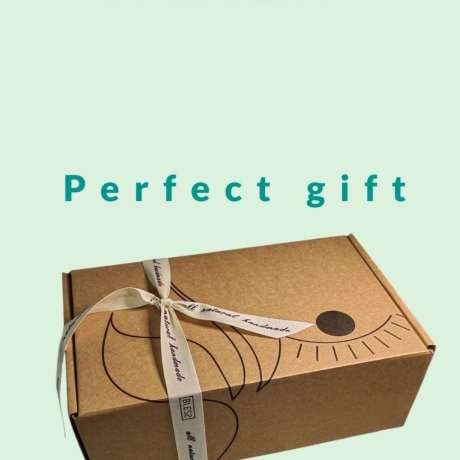 Geschenkbox mit 5 Produkten- Wellness für die Seele