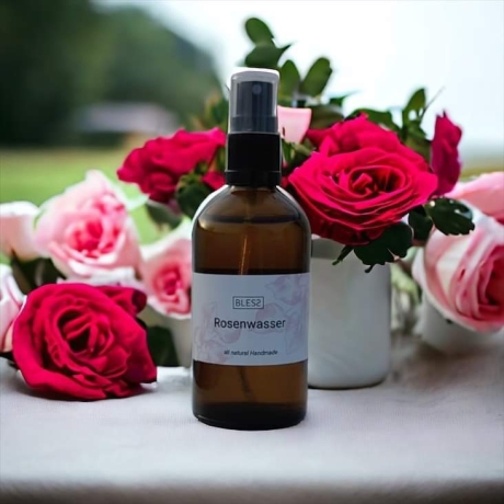 Rosenwasser - reines Rosenhydrolat,Gesichtstonikum bio nachhaltig